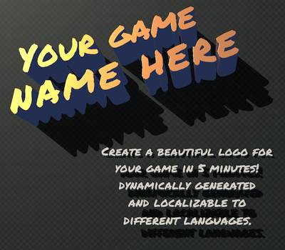 Dynamic 3D Text example