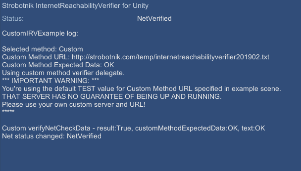 Custom Verification Methods Configuration